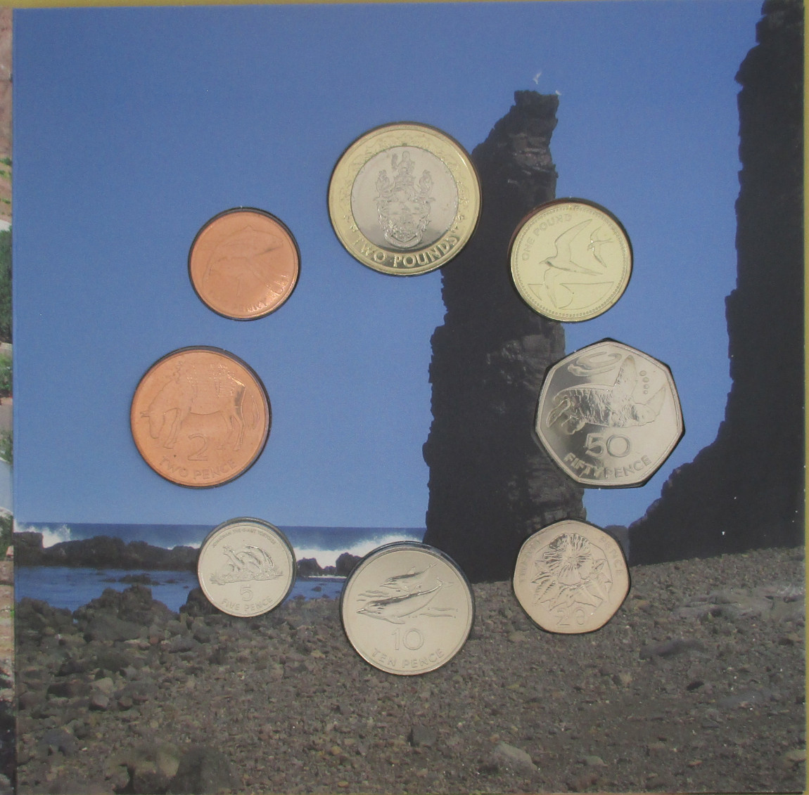 Zdjęcie do Zestaw 8 monet BU 2003 do 2006 w holderze