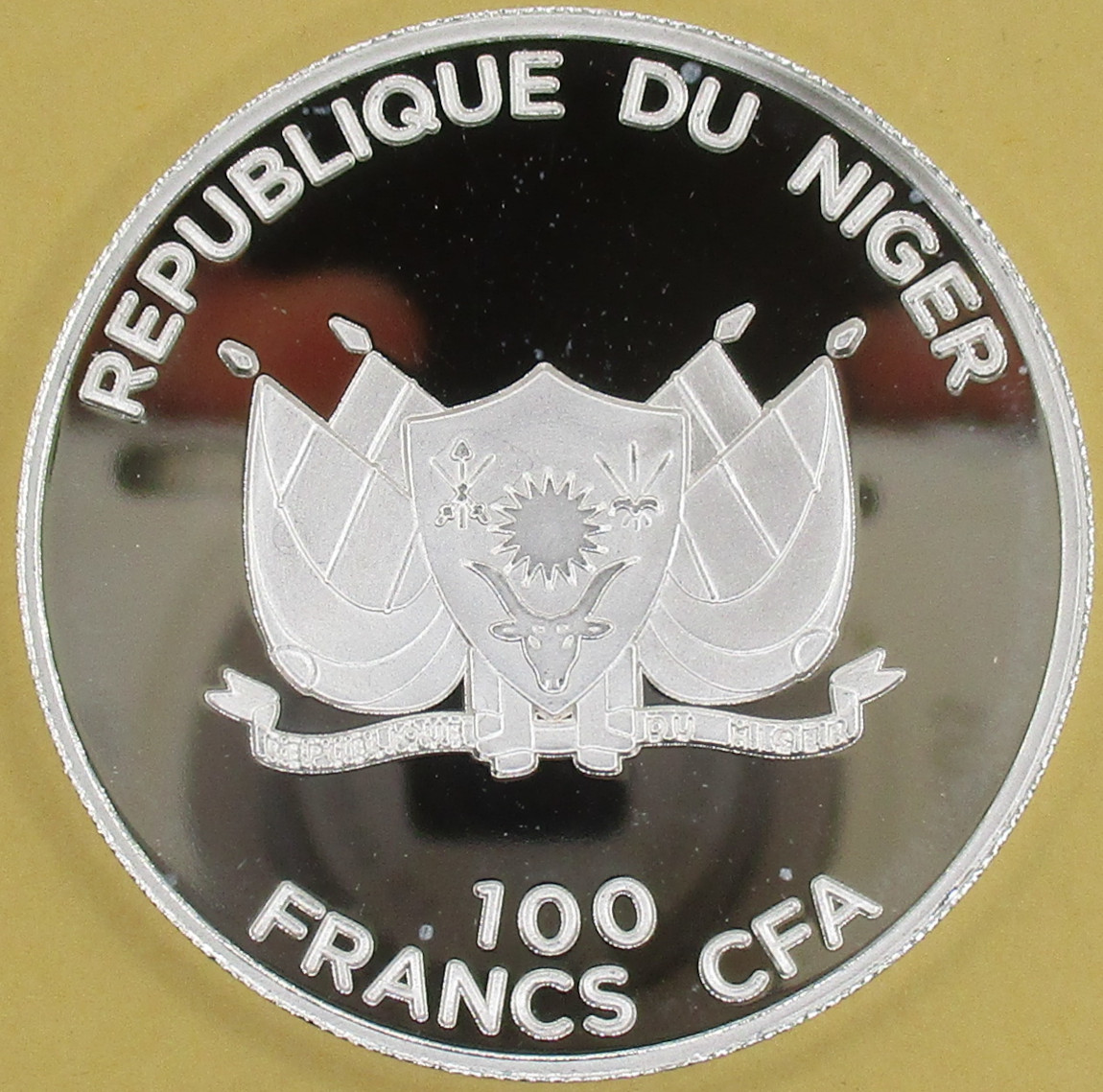 Zdjęcie do Papież Jan Paweł II Wizyta w Damaszku 100 franków CFA