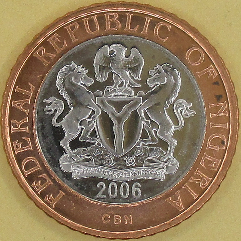 Zdjęcie do Obiegowe 2 naira bimetal