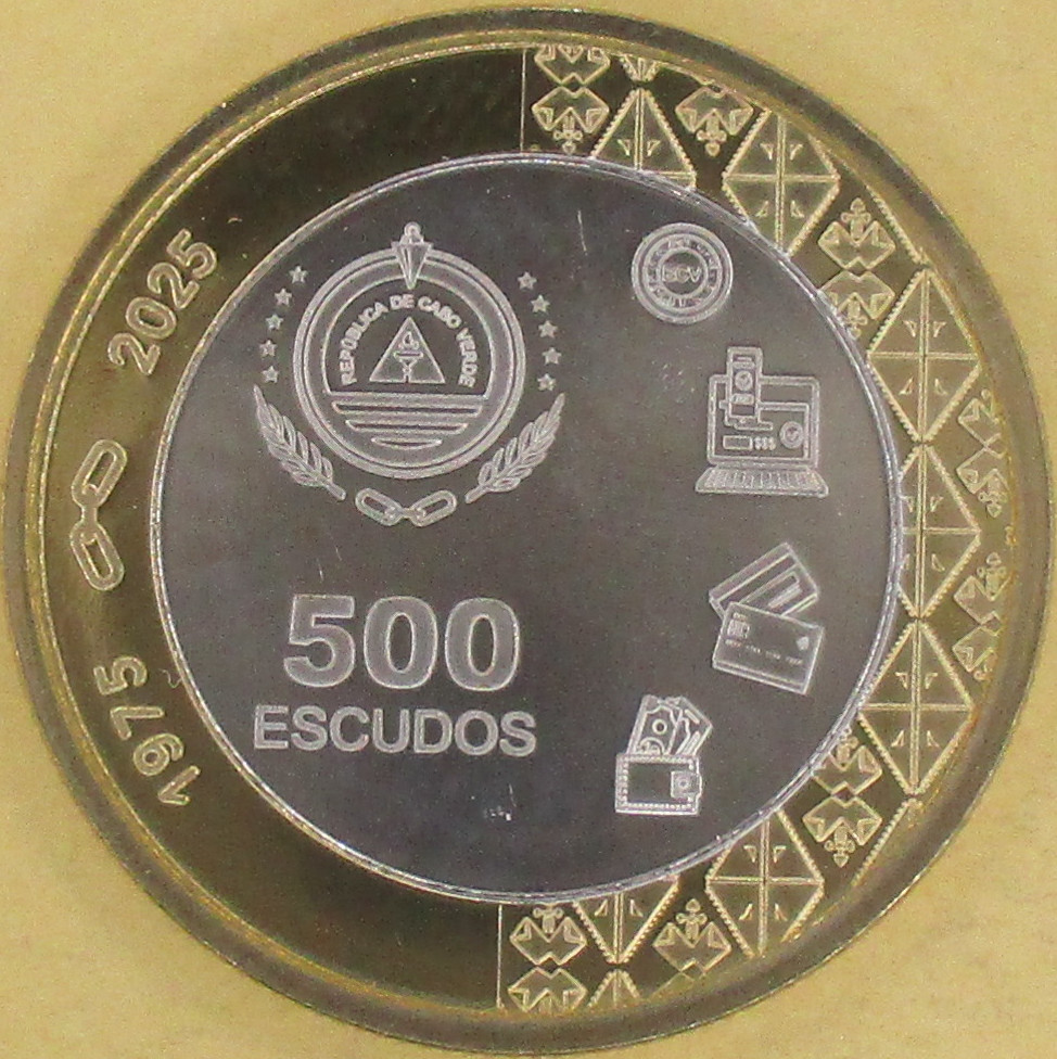 Zdjęcie do 50 lat Niepodległości i rozwoju 500 escudo bimetal