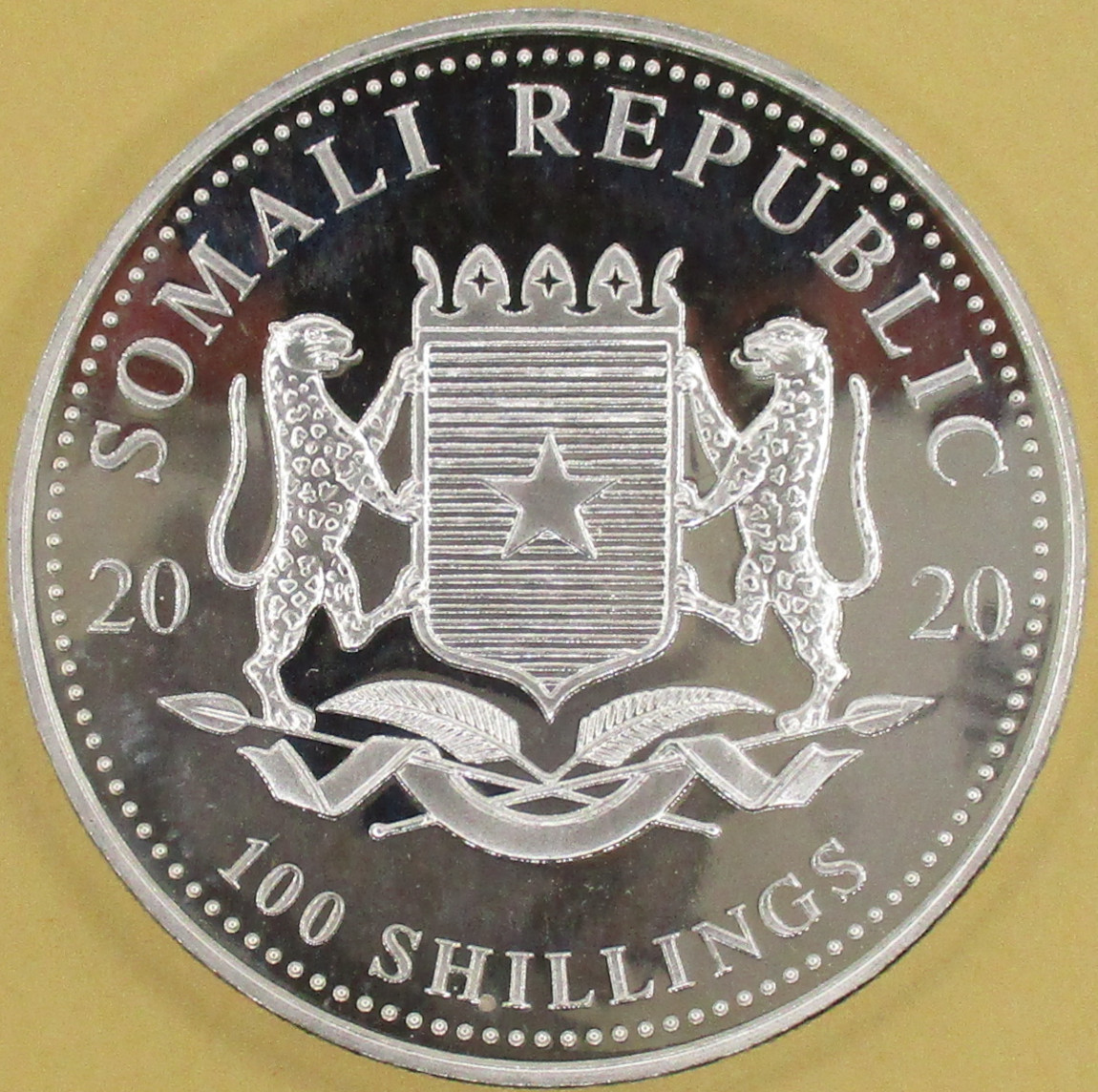 Zdjęcie do African Wildlife Elephants 1oz Ag 100 szylingów