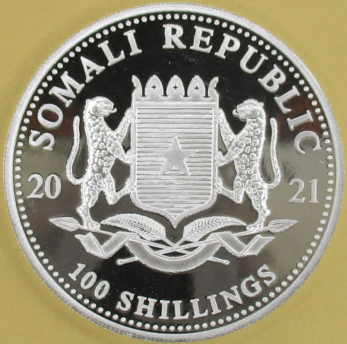 Zdjęcie do African Wildlife Elephants 1oz Ag 100 szylingów