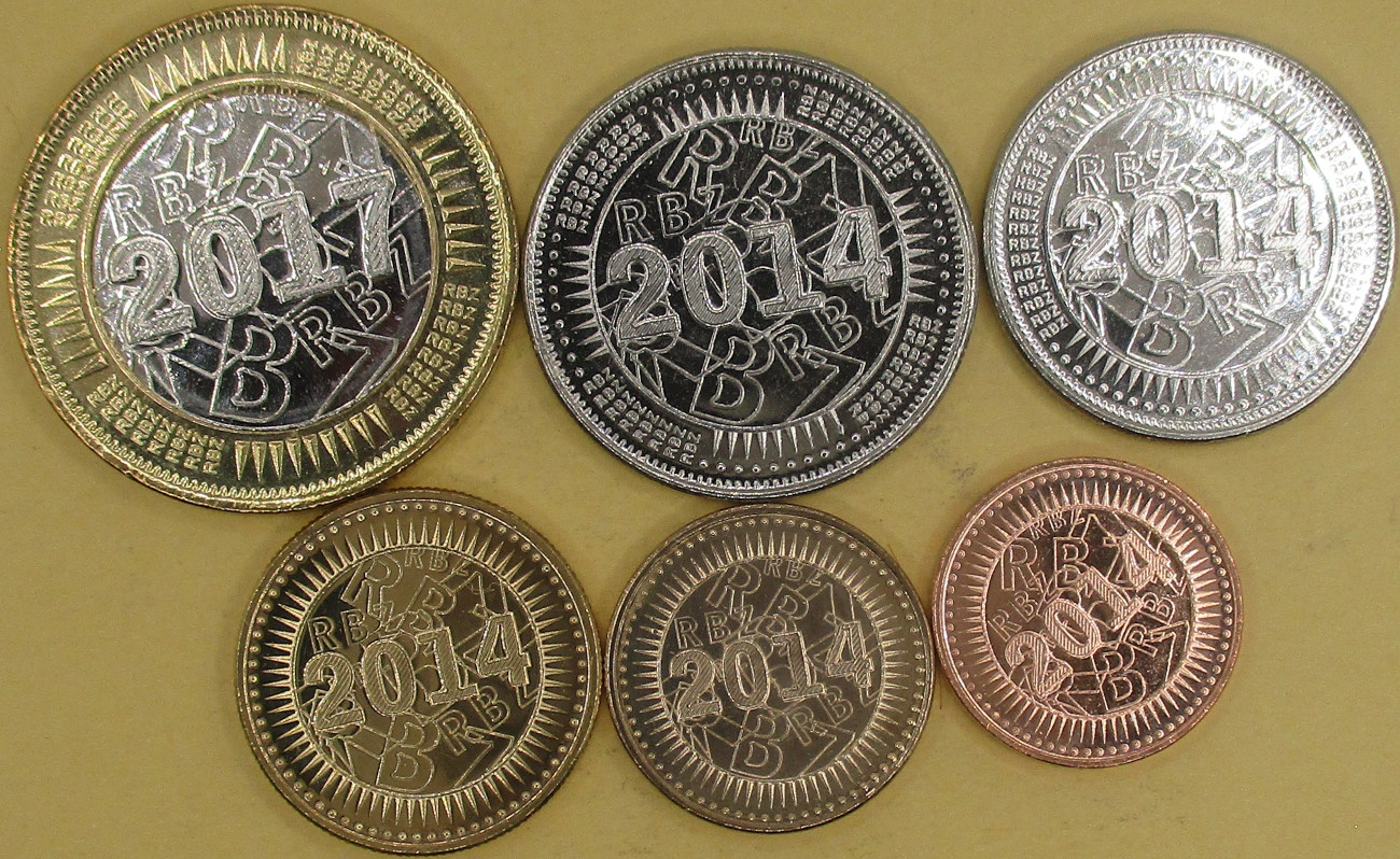 Zdjęcie do Zestaw 6 monet 2014 2017 1 cent do bond dolar