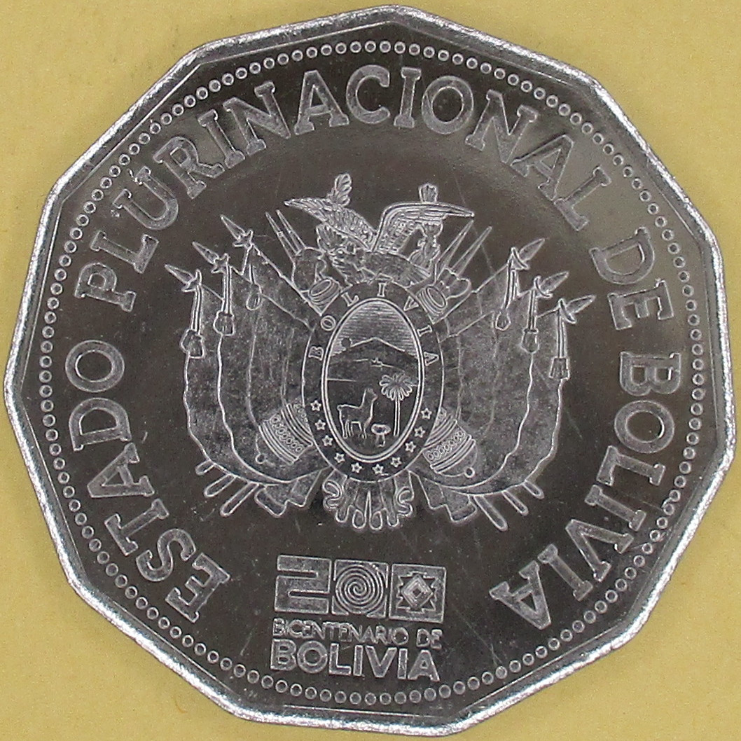 Zdjęcie do Niepodległosć 200 lecie 2 bolivianos