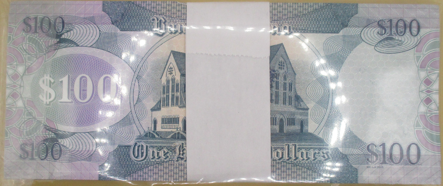 Zdjęcie do PACZKA bankowa (100szt) obiegowy 100 dolarów TDLR