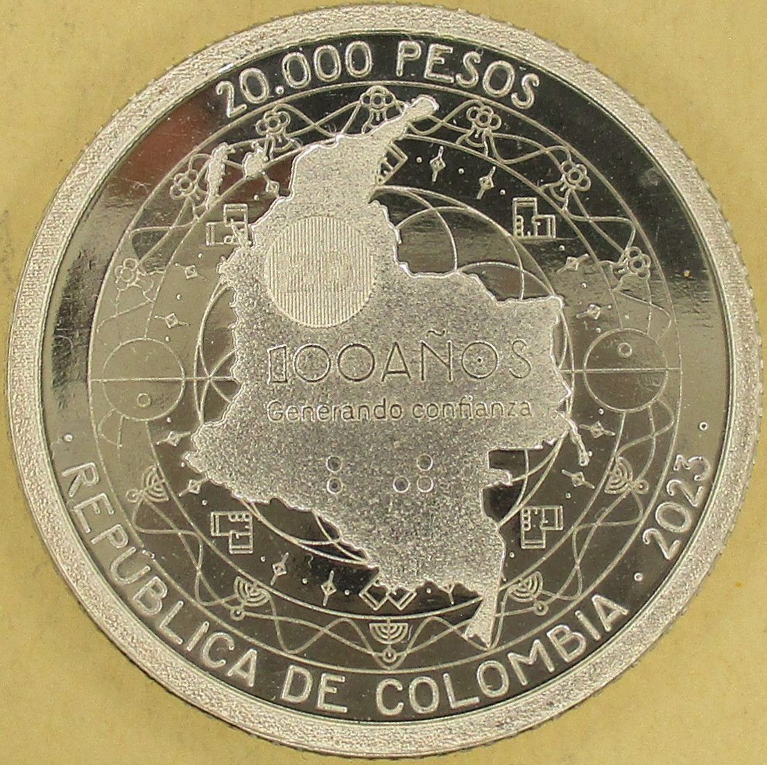 Zdjęcie do Bank Centralny 100 lecie 20000 pesos