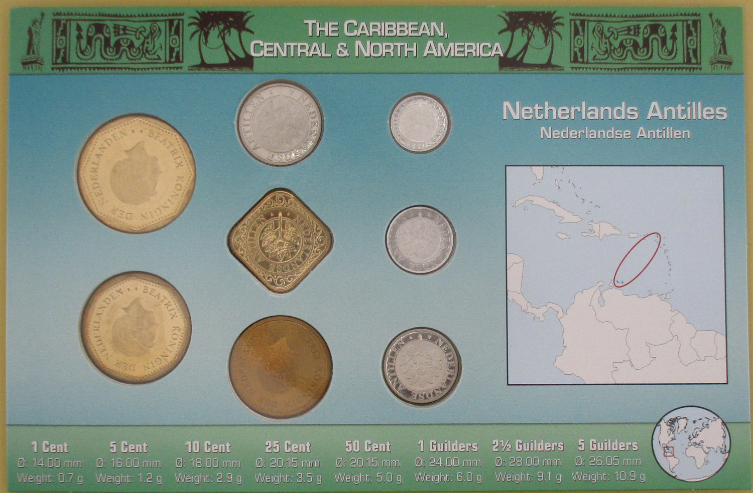 Zdjęcie do Zestaw 8 monet w holderze różne roczniki