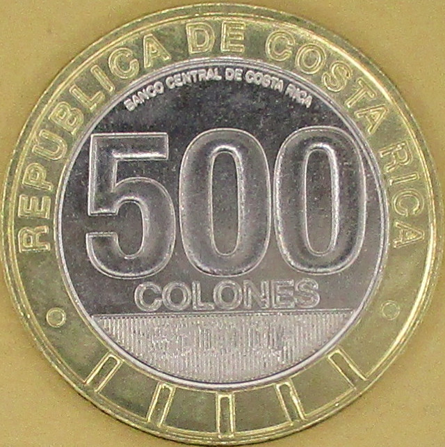 Zdjęcie do Herb 500 colones bimetal
