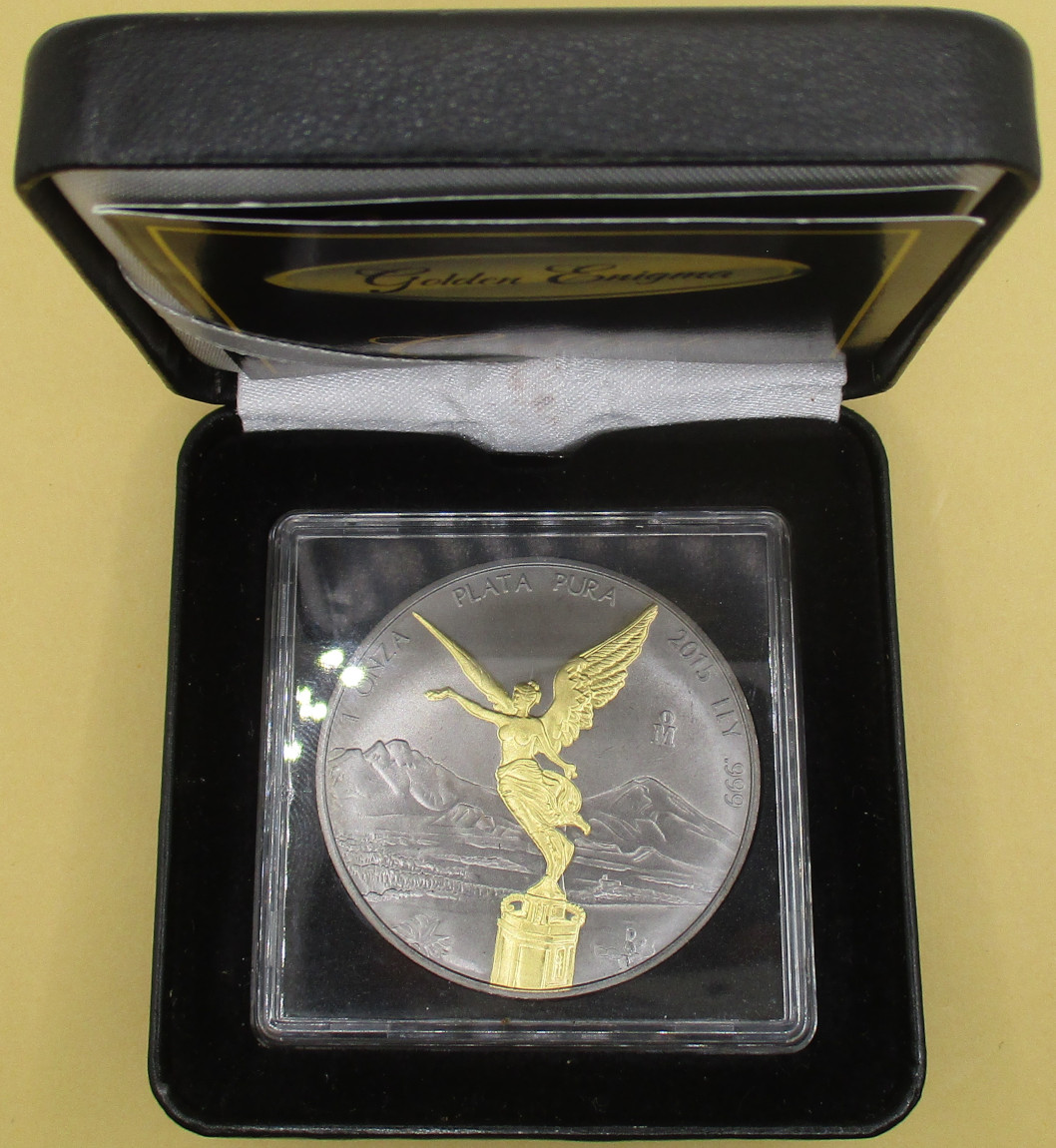 Zdjęcie do Golden Enigma Libertad 1 oz 999 silver pokryta rutenem