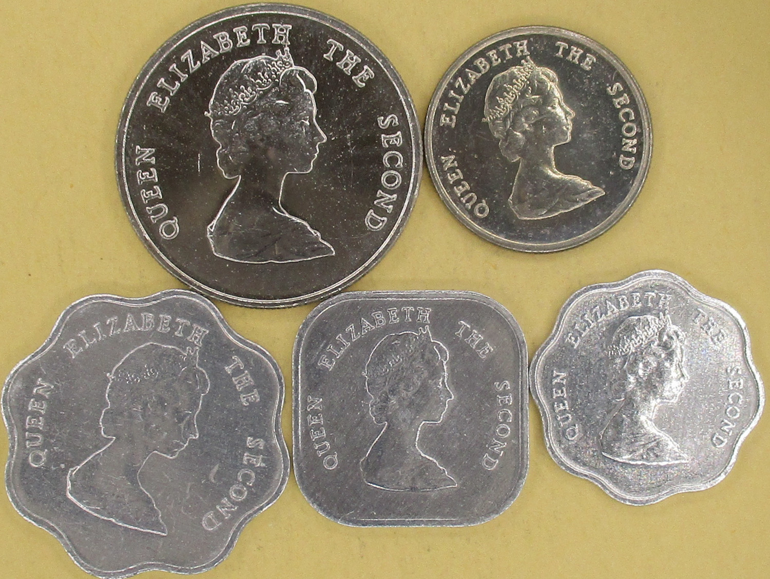 Zdjęcie do Zestaw 5 monet 1 do 25 centów