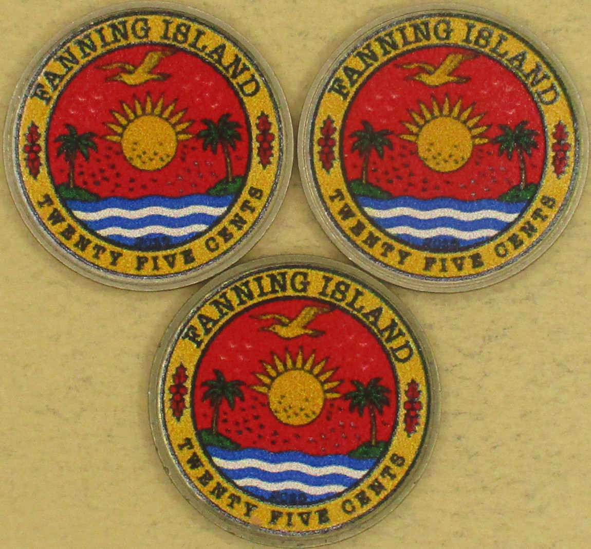 Zdjęcie do Zestaw 3 monet z dinozaurami 25 centów