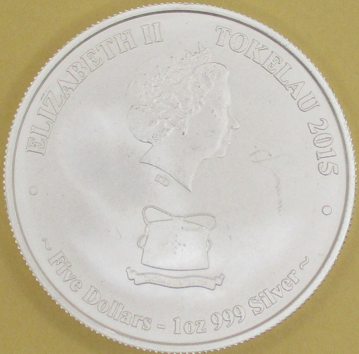 Zdjęcie do Mokoha wielki rekin biały 1oz Ag 5 dolarów wersja złocona