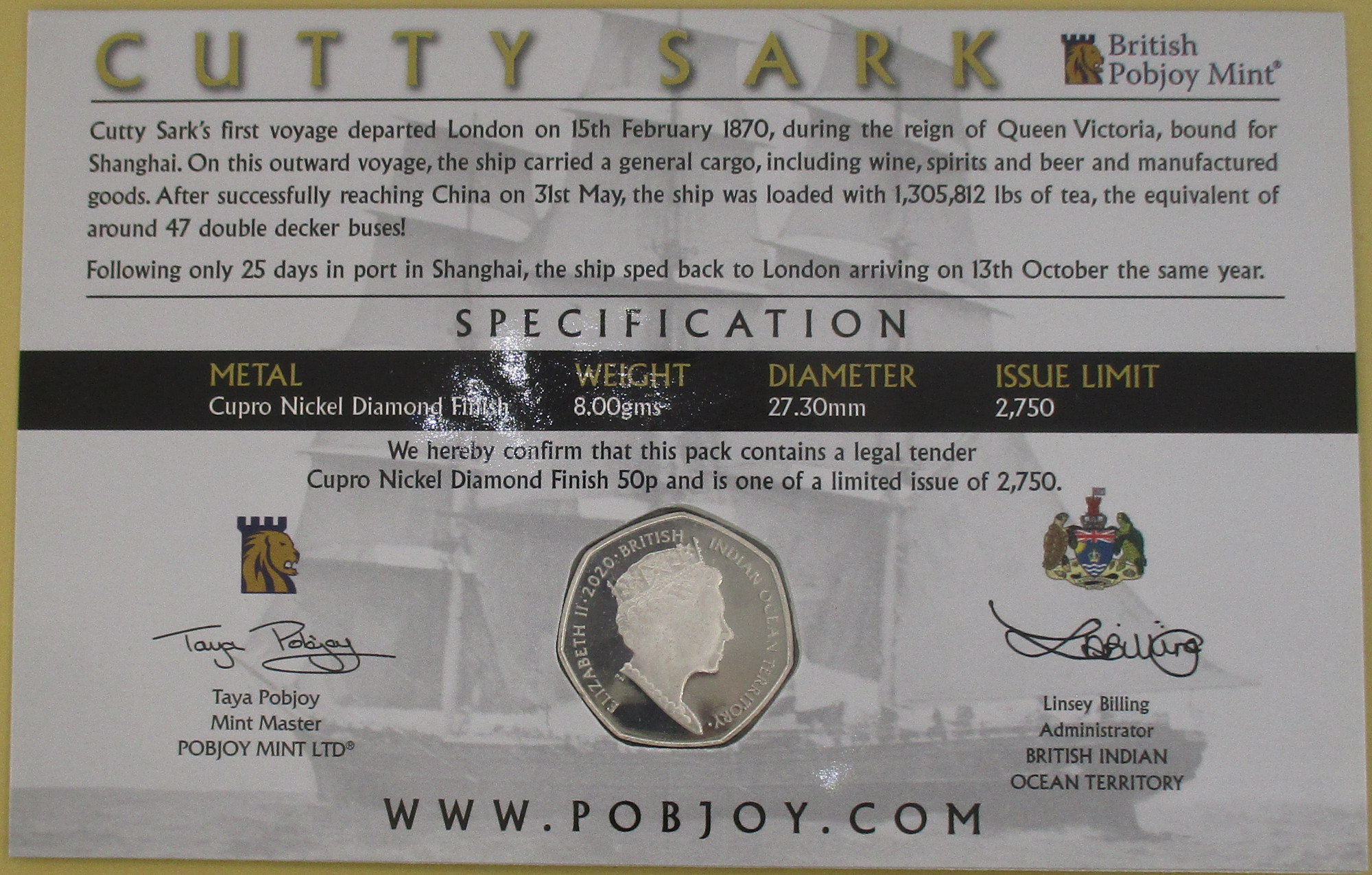 Zdjęcie do Cutty Sark 50 pensów