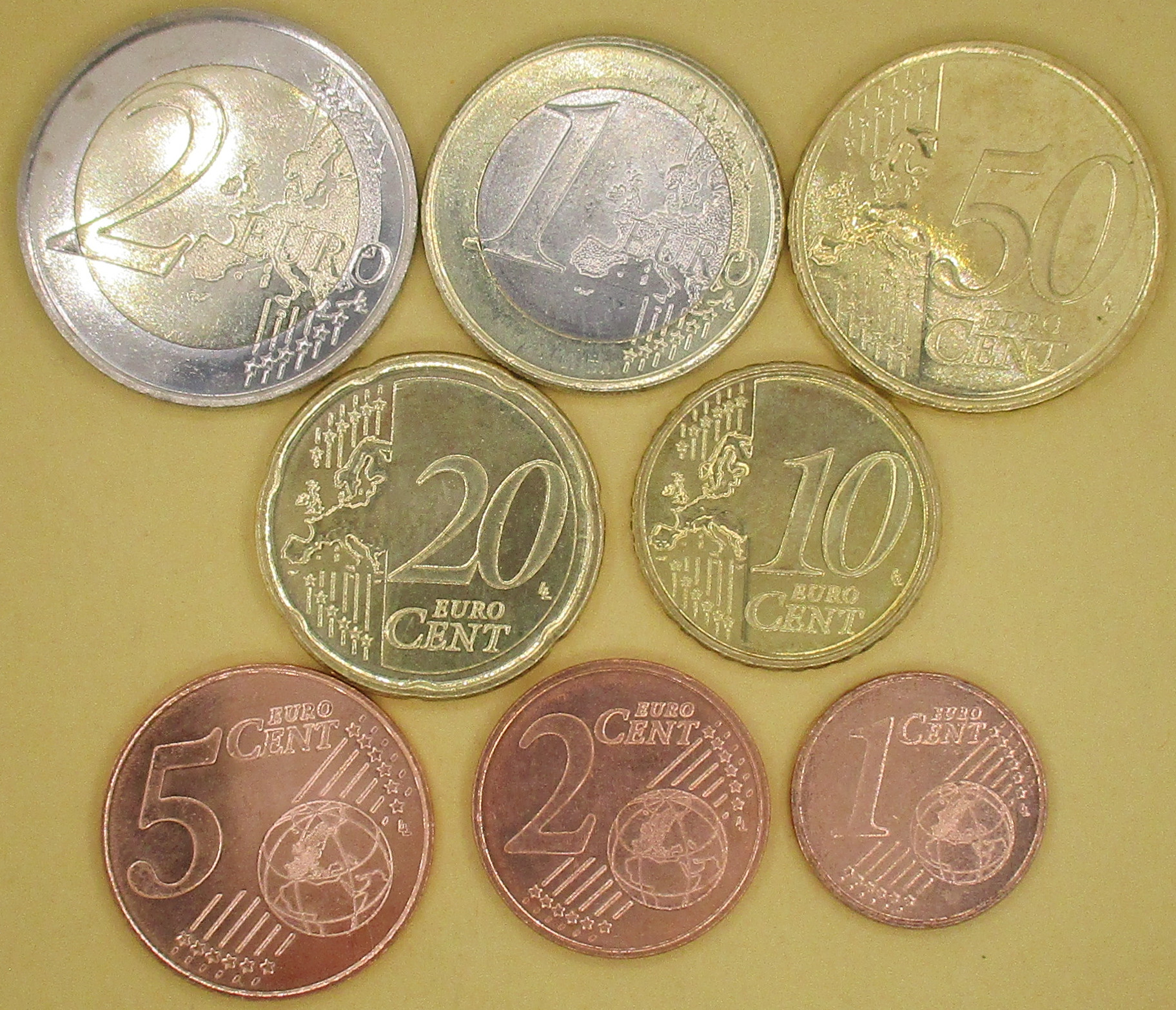 Zdjęcie do Pełny zestaw euro 1c do 2e