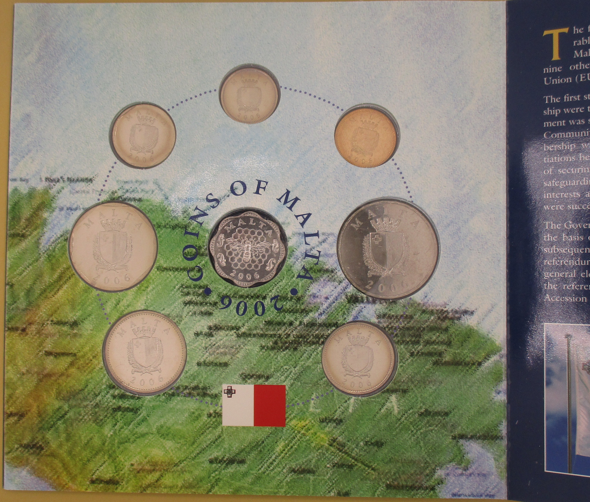 Zdjęcie do Zestaw 8 monet 1 cent do 1 lira