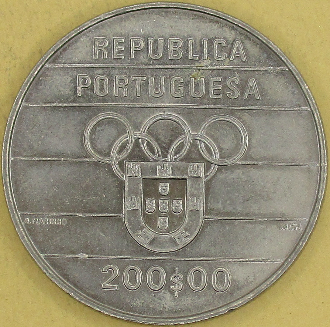 Zdjęcie do XXV Letnia Olimpiada w Barcelonie 200 escudos