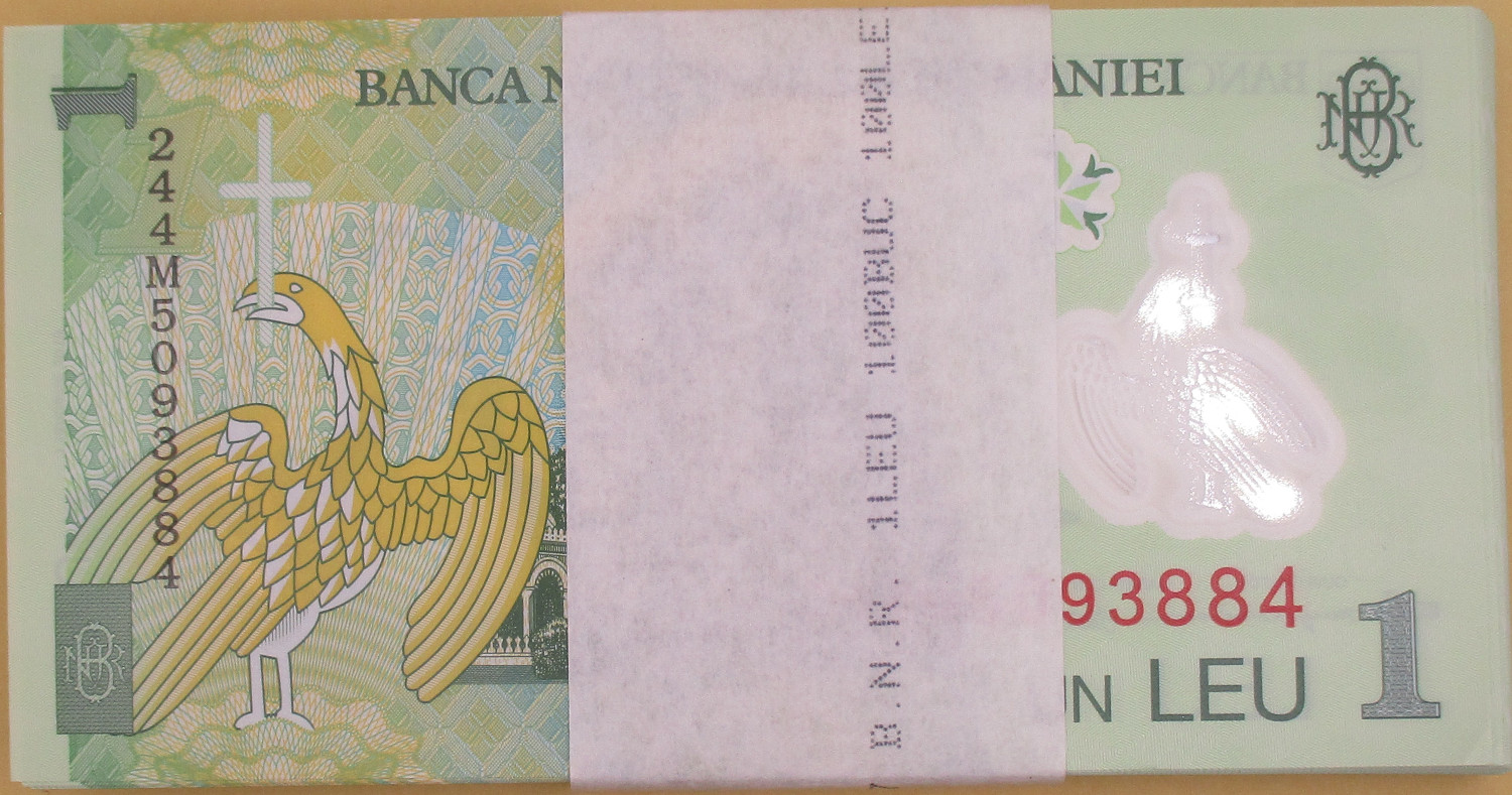 Zdjęcie do PACZKA bankowa (100szt) obiegowy 1 lej