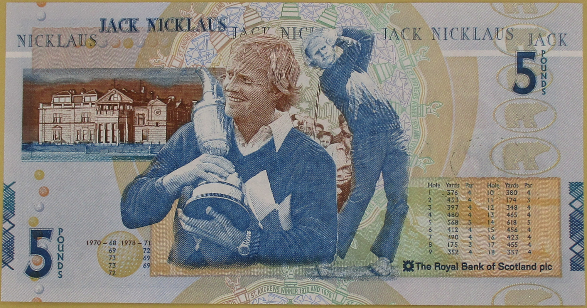 Zdjęcie do Jack Nicklaus 5 funtów