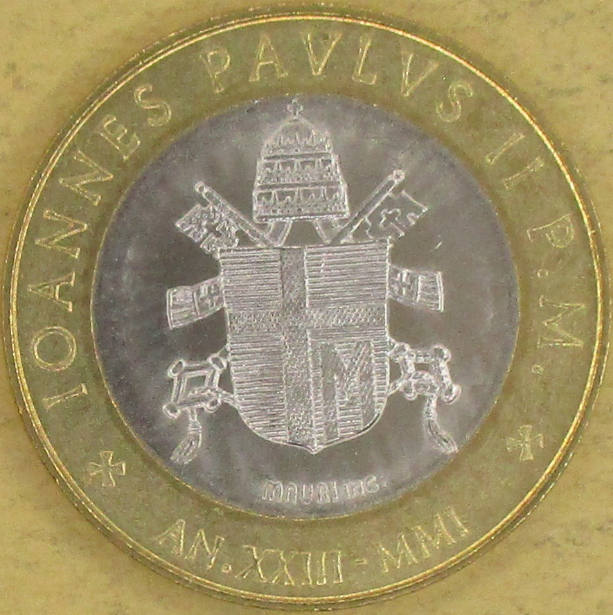 Zdjęcie do Papież Jan Paweł II 1000 lirów bimetal