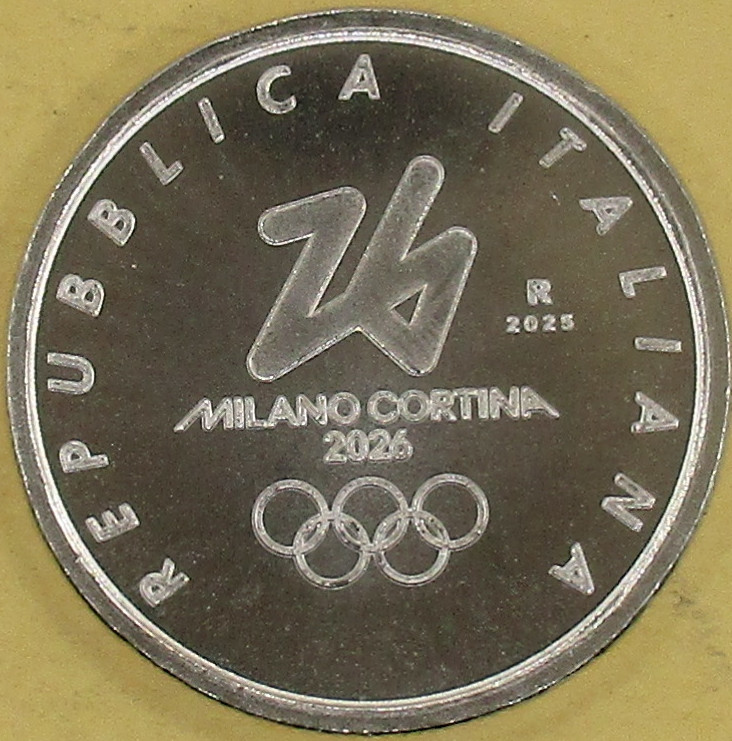 Zdjęcie do Zimowa Olimpiada Milano Cortina 2026 Maskotka 1/4 euro