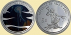 PALAU 2002 Marine Life Protection Meduzy 5 dollars 