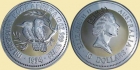 AUSTRALIA 1994 Australian kookaburra 10oz Ag999 