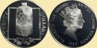 BRYTYJSKIE WYSPY DZIEWICZE 1985 Porcelanowa butelka 20 dolarów 