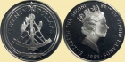 BRYTYJSKIE WYSPY DZIEWICZE 1985 Sekstans 20 dolarów 