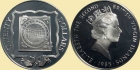 BRYTYJSKIE WYSPY DZIEWICZE 1985 Zegar słoneczny z kości słoniowej 20 dolarów 
