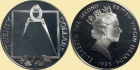 BRYTYJSKIE WYSPY DZIEWICZE 1985 Cyrkiel nawigacyjny 20 dolarów 