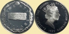 BRYTYJSKIE WYSPY DZIEWICZE 1985 Złota sztabka 20 dolarów 