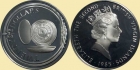 BRYTYJSKIE WYSPY DZIEWICZE 1985 Zegarek kieszonkowy 20 dolarów 