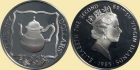 BRYTYJSKIE WYSPY DZIEWICZE 1985 Czajnik 20 dolarów 