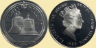 BRYTYJSKIE WYSPY DZIEWICZE 1985 Dzwony 20 dolarów 