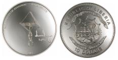 LIBERIA 2003 Historia lotnictwa - Spadochron Leonarda Da Vinci 