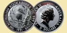 AUSTRALIA 1991 Moneta bulionowa - Australian kookaburra 1 oz 999 silver 