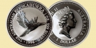 AUSTRALIA 1996 Moneta bulionowa - Australian kookaburra 1 oz 999 silver 