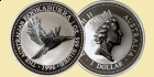 AUSTRALIA 1996 Moneta bulionowa - Australian kookaburra 2 oz 999 silver 