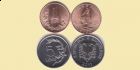 ALBANIA sz4 Zestaw 2 monet obiegowych 1 i 5 leke 