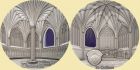 PALAU 2017 Tiffany Art 2oz Wells Cathedral 