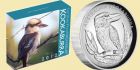 AUSTRALIA 2012 Australian kookaburra 1oz Ag 999 high relief 
