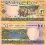 RWANDA 2003 100 Franków P-29b UNC 