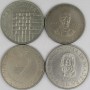 PORTUGALIA AZORY zestaw 4 monet 25 escudos 