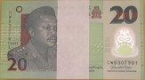 NIGERIA 2022 PACZKA bankowa (100szt) obiegowy 20 naira 