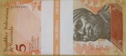 WENEZUELA 2014 PACZKA bankowa (100szt) obiegowy 5 bolivares 