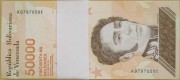 WENEZUELA 2019 PACZKA bankowa (100szt) obiegowy 50000 bolivares 