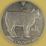 WYSPA MAN 1988 Kot manx 1 crown 