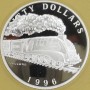 WYSPY MARSHALLA 1996 Parowóz Mallard 50 dolarów 