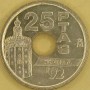 HISZPANIA 1992 Expo Sevilla Torre del Oro 25 peset z dziurką 