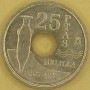 HISZPANIA 1997 Melilla 25 peset z dziurką 